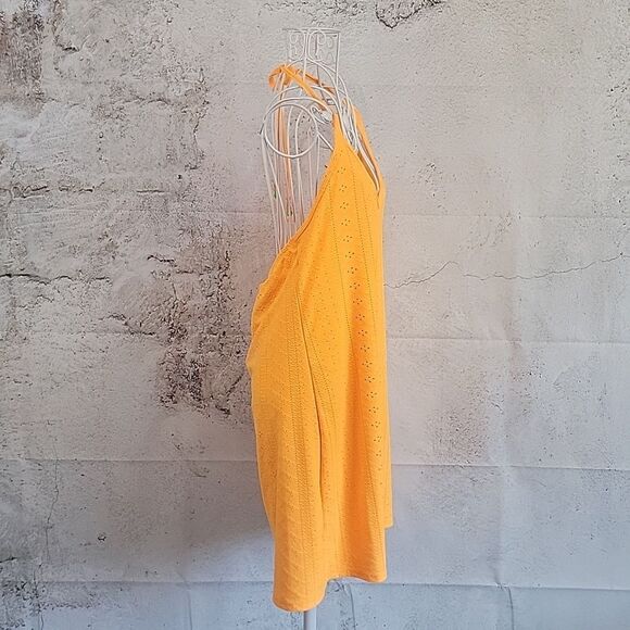 Wild Fable  Halter Dress/Cover-Up In Vibrant Yellow Womens Size L(runs Small) - Picture 5 of 12